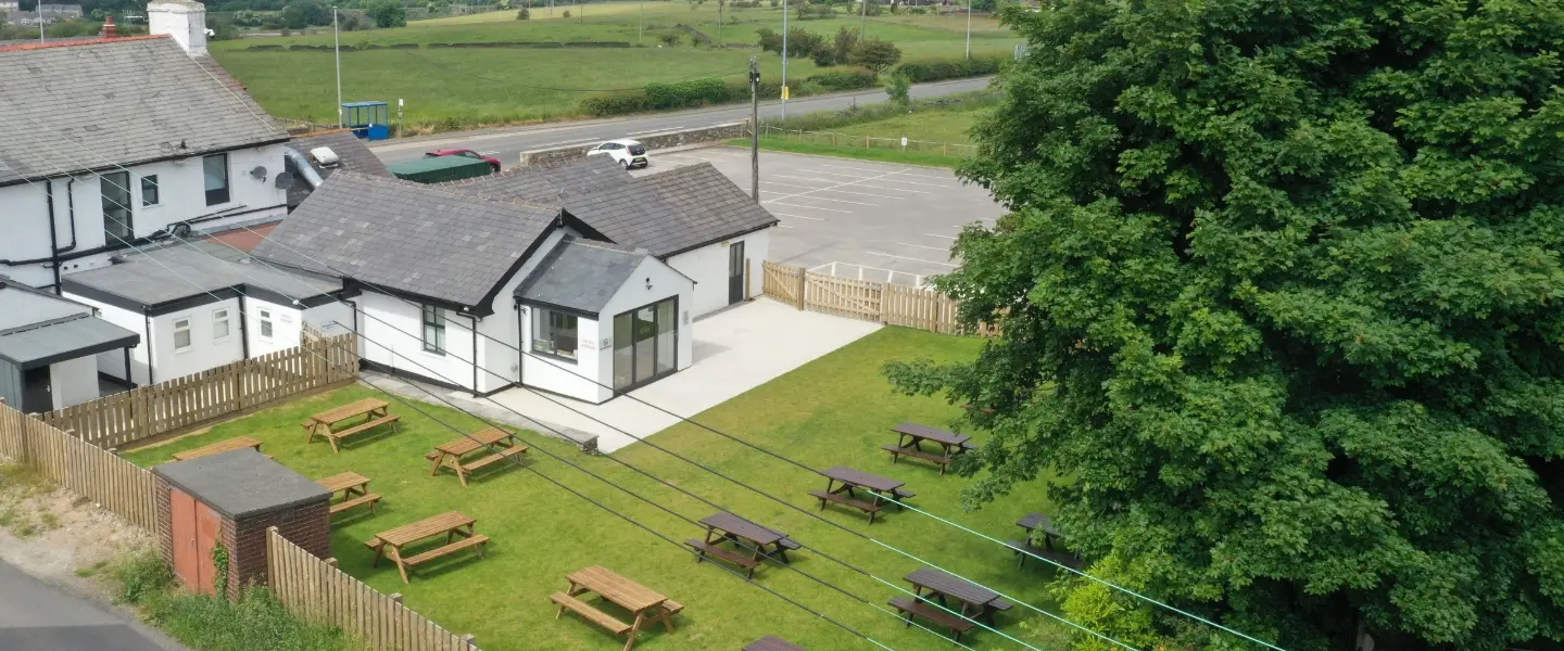 Hapton Inn beer garden